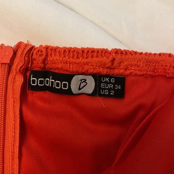 Boohoo Red woven dress - Picture 2 of 2